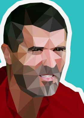 Roy Keane Polygon Blue