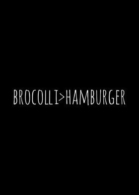 Broccoli Hamburger Vegan V