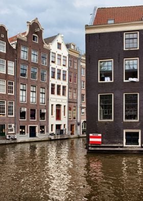 Canal Houses In Amsterdam
