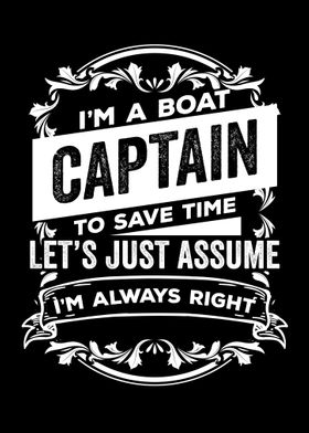 Captain Schiff Boot Boat