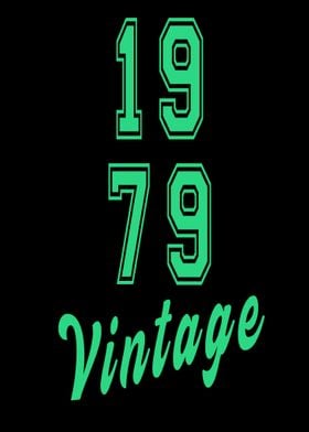 Retro 1979 Text 40