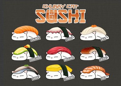 Chubby Cat Mix Sushi