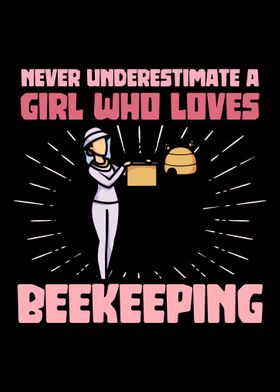 A girl who loves beekeepin