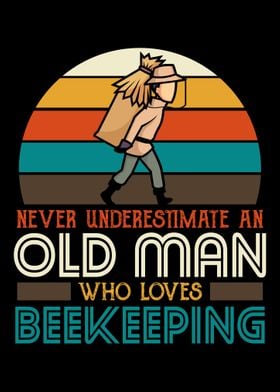 An old man who loves beeke