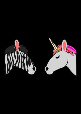 ZEBRA AND UNICORN