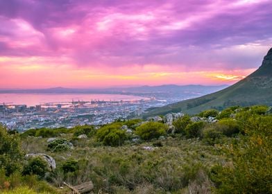 Cape Town at sunrise 