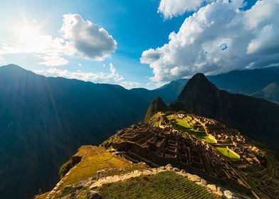 Machu Picchu at sunset