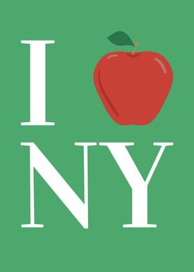 I LOVE NY big apple