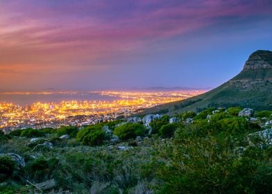 Cape Town at sunrise