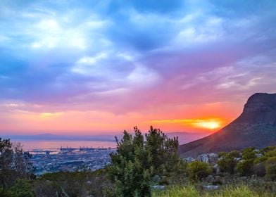 Cape Town at sunrise