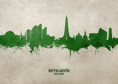 Reykjavik Skyline Iceland