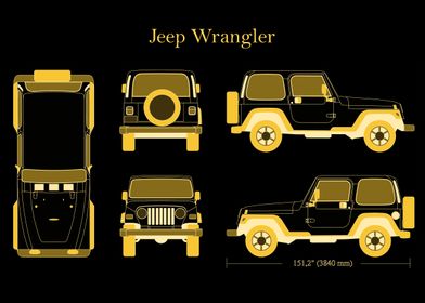 Jeep Wrangler 1995 glod