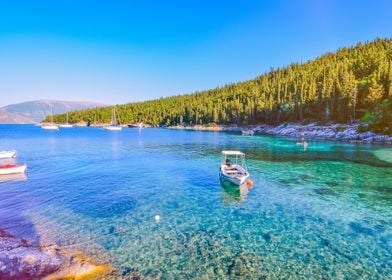 Calm And Idyllic Beach Of 