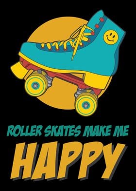 Happy  Retro Rollerskatin