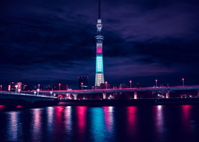 Cyberpunk Tokyo Skytree