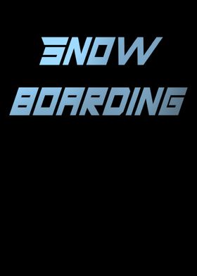 Snowboarder snowboarding