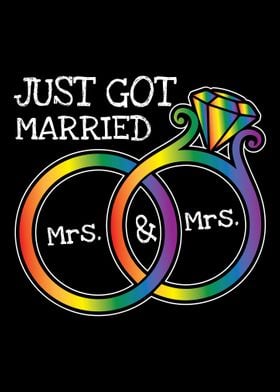 mrsmrs  Just Married Gay 