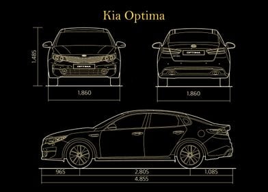 Kia Optima 2017 gold