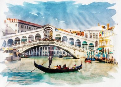 Venice Italy Watercolor