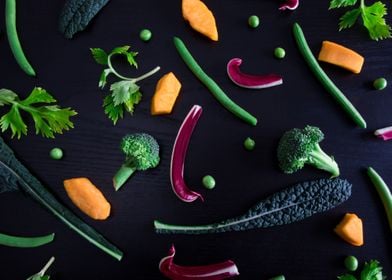 colorful vegetables 