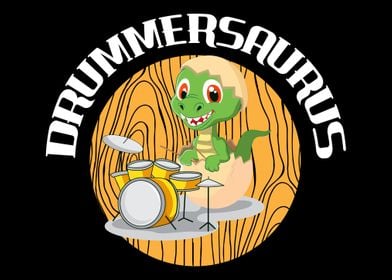 Drummersaurus Drummer Dino