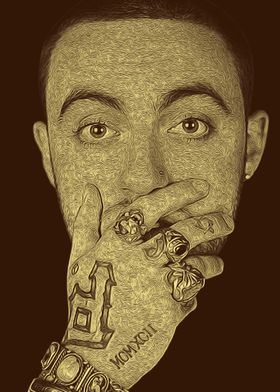 Mac Miller Retro Vintage 1