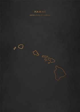 Gold Usa State Maps Dark-preview-0