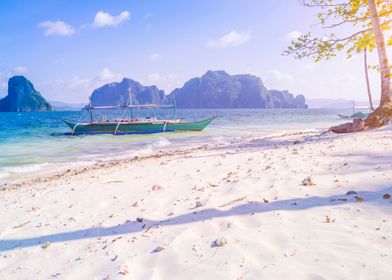 Banca Boat On Ipil Beach I