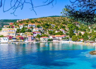 Assos Village In Beautiful