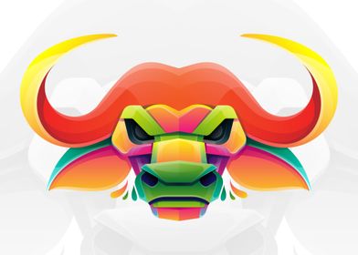 Colorful Buffalo