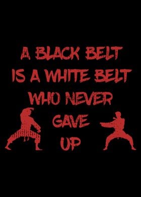 White Belt Black Belt