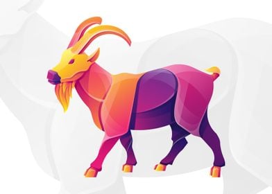 Colorful Goat