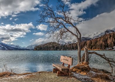 Lake Sky Mountains 