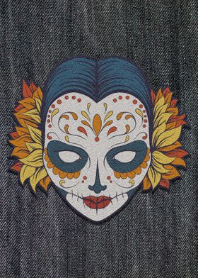 Skull Lady Flower