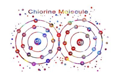 Chlorine Molecule 