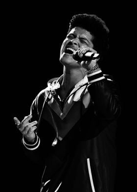 Bruno Mars PoP Music Star Wall Poster 32"x24"  B001 
