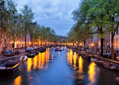 Canal in City of Amsterdam