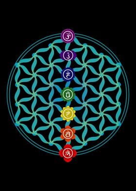 Flower of Life 7 Chakras