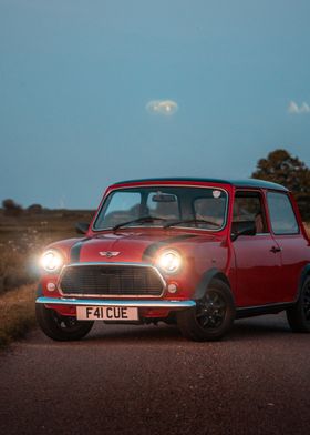 Classic Mini Night Picture