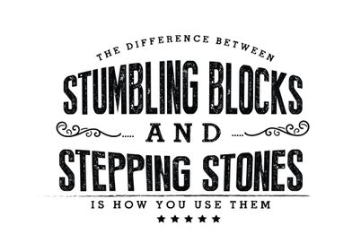 stumbling blocks 