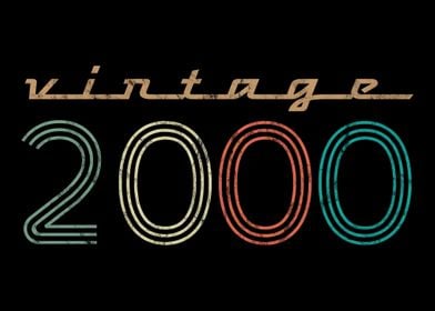 born 2000 Vintage