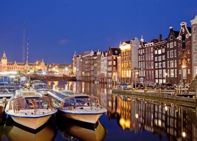 City of Amsterdam by Night