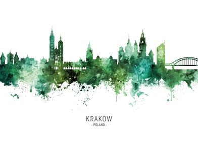 Krakow Skyline Poland