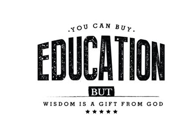 wisdom is a gift from God