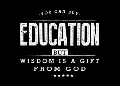 You can buy education