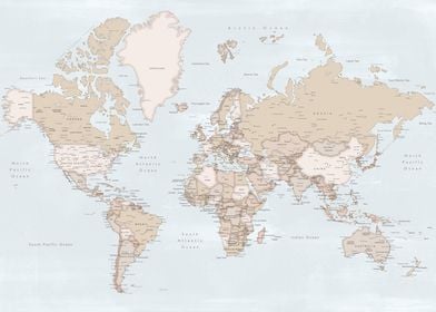 Renisha world map