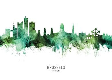 Brussels Skyline Belgium