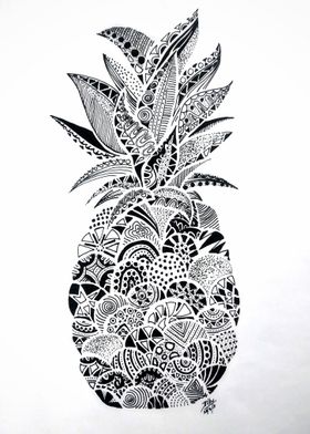 Zentangle Drawing 