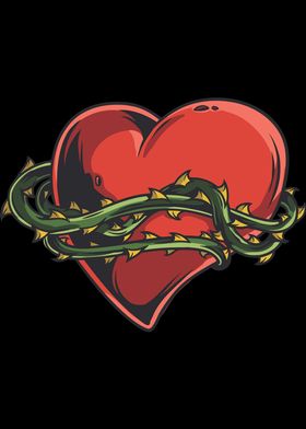 Heart Thorns Love