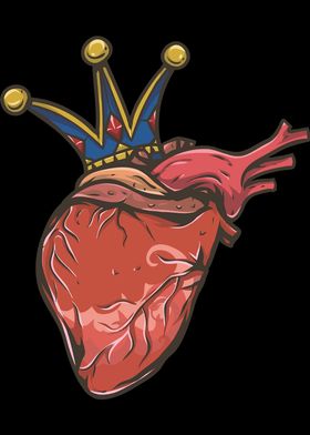 Heart Crown Illustration